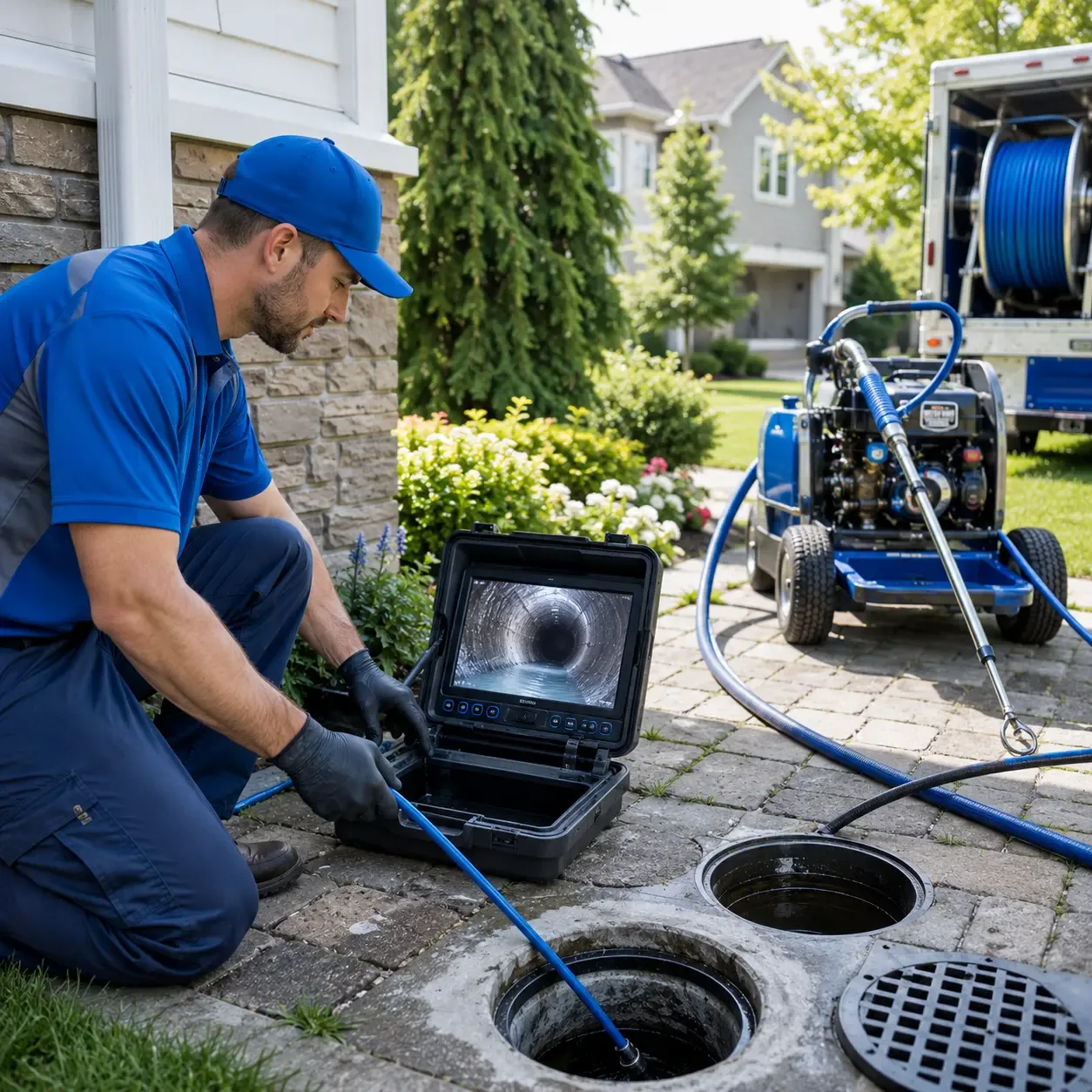 Outdoor drain cleaning professionals serving Deptford, NJ